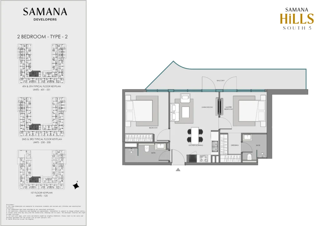 Samana Hills South 3 Double Bed Type 2