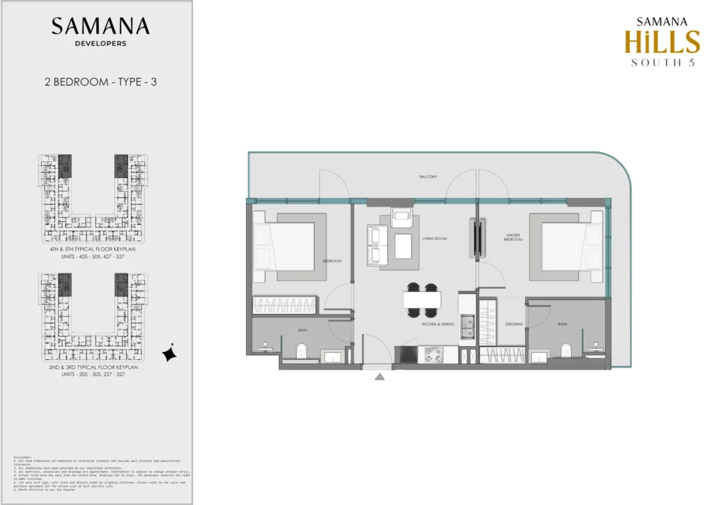 Samana Hills South 3 Double Bed Type 3